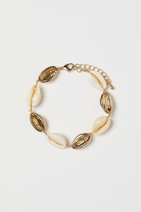 Bracelet With Shells - Gold