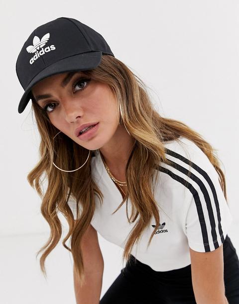 Adidas Originals - Cappellino Nero Con Logo - Nero