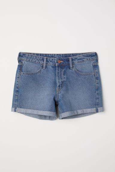 H & M - Shorts In Denim - Blu