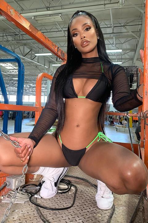 fashion nova green swimsuit