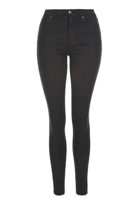 Moto Let Hem Coated Jamie Jeans - Jeans - Clothing