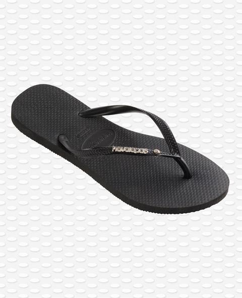 havaianas slim metal logo