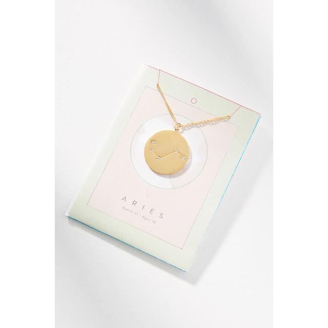 Zodiac Coin Necklace from Anthropologie 