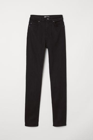 H & M - Skinny High Jeans - Nero