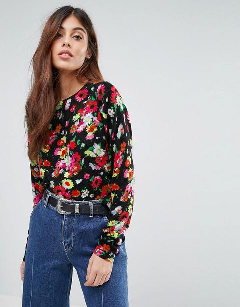 Warehouse - Maglione A Fiori - Multicolore