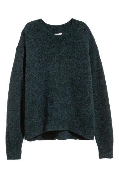 H & M - Pullover In Misto Mohair - Verde