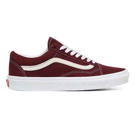 Vans Zapatillas De Ante Old Skool ((suede) Port Royale) Mujer Rojo