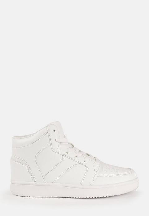 White High Top Trainers, White