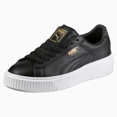 Basket Platform Core Women's Trainers, Oro/negro, Talla 35.5 | Puma Mujeres