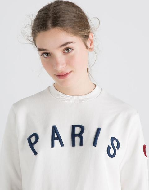 Sudadera Texto Paris