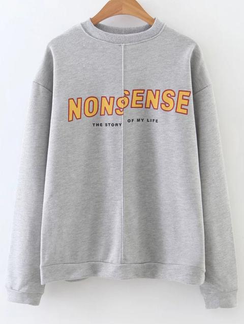 Nonsense Crew Neck Sweatshirt