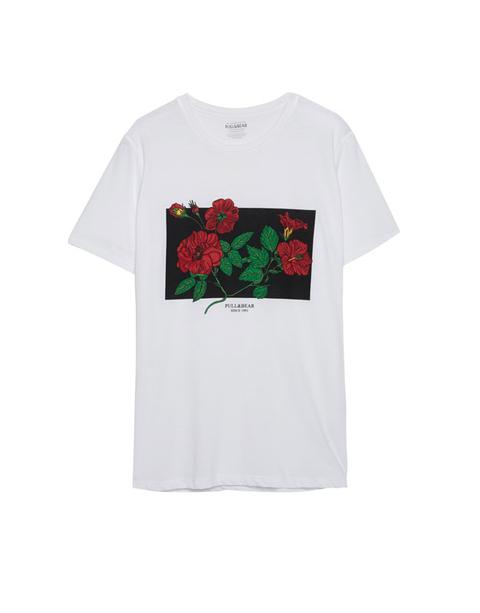 T-shirt Stampa Rose