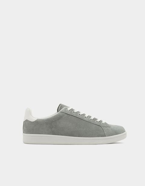Sneaker Scamosciata Grigia