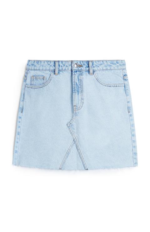 Basic Blue Denim Skirt