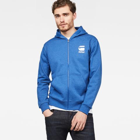 doax hooded zip thru sweater