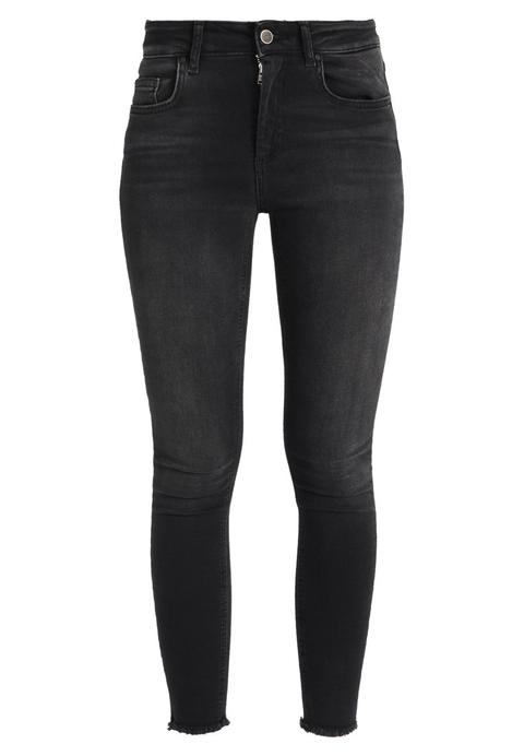 Only Onlblush Raw Vaqueros Pitillo Black Denim