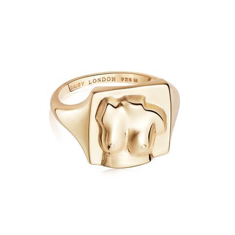 Daisy Jewellery Maia Ring 18ct Gold Plate