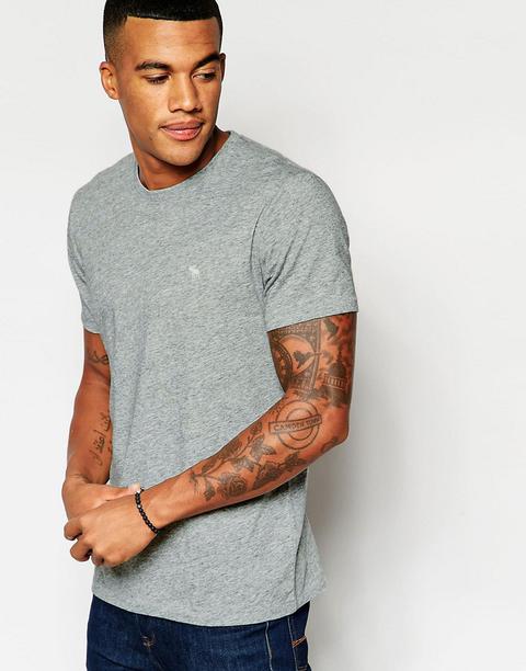 Camiseta De Corte Ajustado Slim En Gris De Abercrombie & Fitch