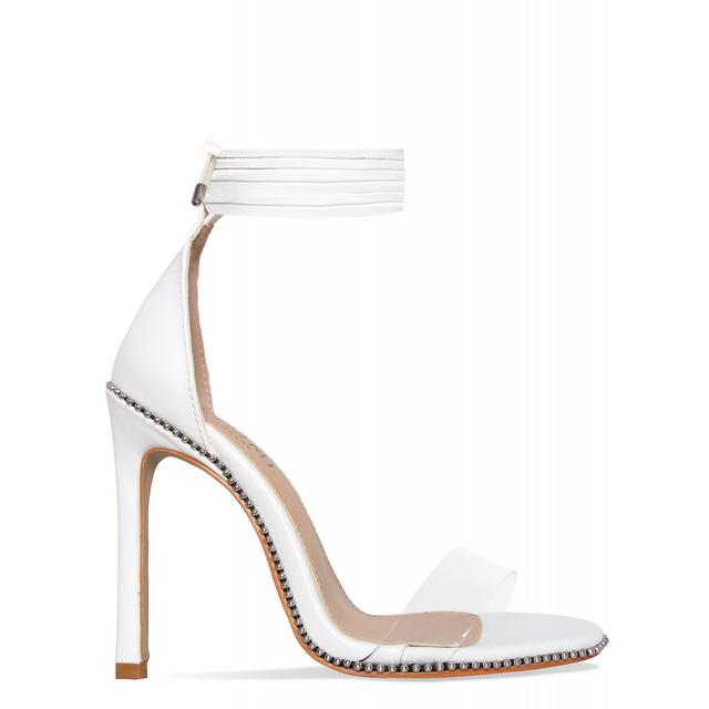 simmi white heels