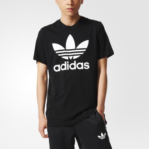 Camiseta Trefoil - Negro Adidas | Adidas España