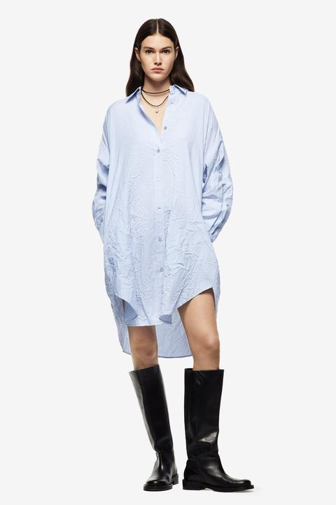 Chemise Oversize Effet Froissé