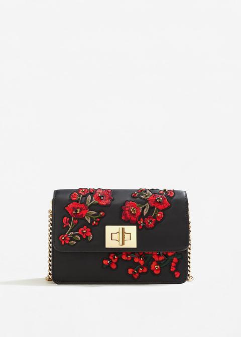 Borsa Ricamo Floreale