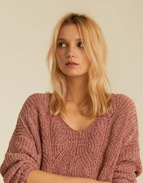 Pullover Ciniglia Rosa Carne