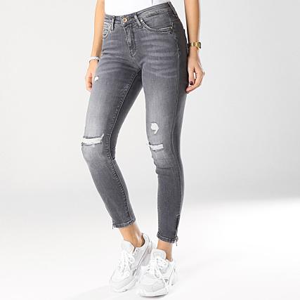 jean skinny gris