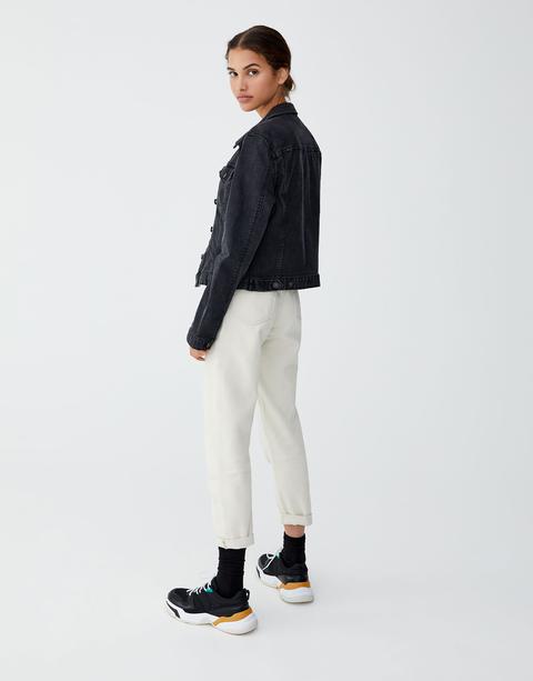 Giubbotto Denim Attillato
