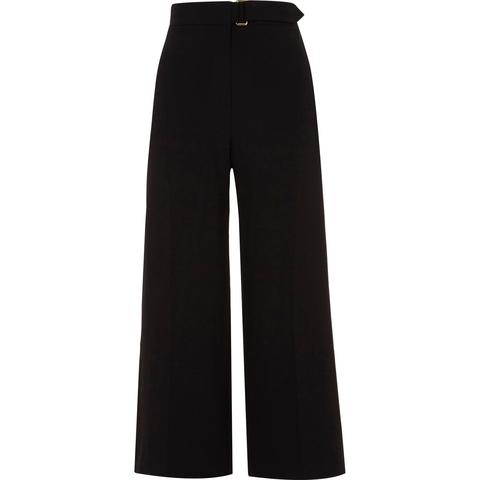 Black Belted Culottes