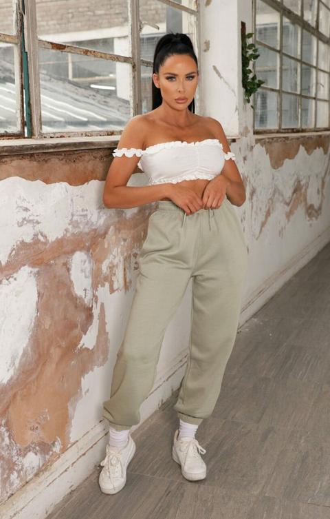 Sage Cuffed Joggers - Lizzie