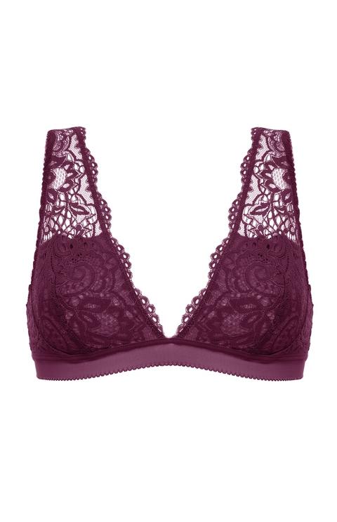 Burgundy Lace Bralette