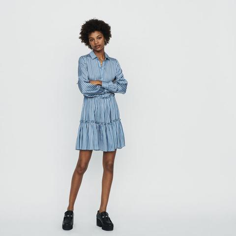 robe rayure maje