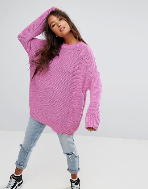 Jersey Extragrande Con Diseño Grueso De Asos