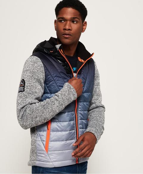 superdry hybrid zip hoodie