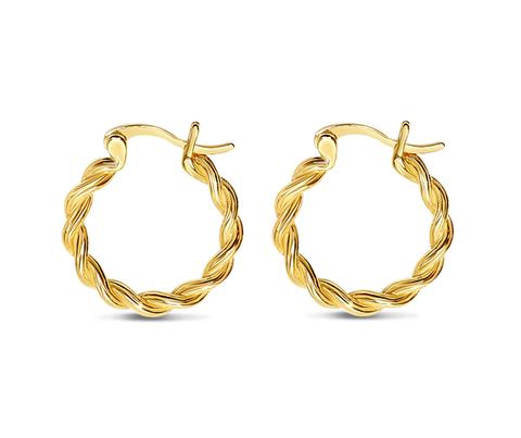 Simplicity Thalis Boucles 18k Gold Plaqué