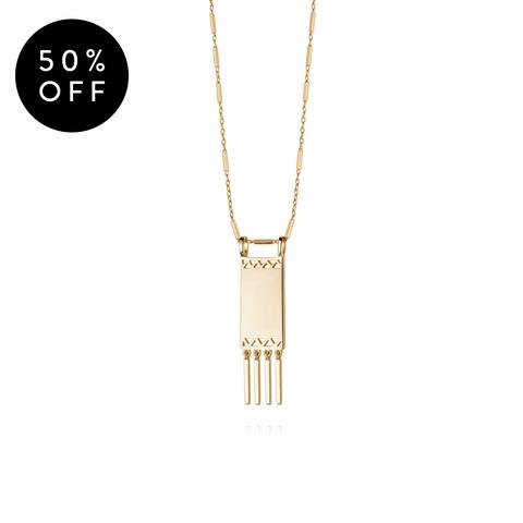 Artisan Tapestry Necklace 18ct Gold Plate