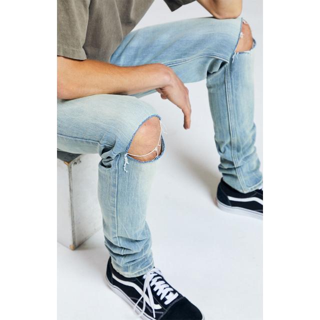 Pacsun Light Ripped Stacked Skinny 