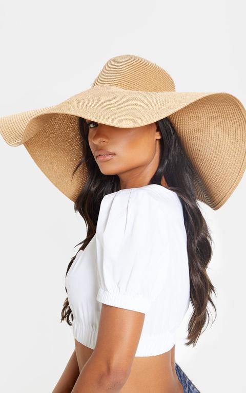 Ivory Extra Large Oversized Sun Hat