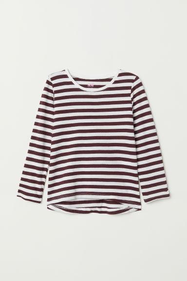 Camiseta De Rayas - Rojo