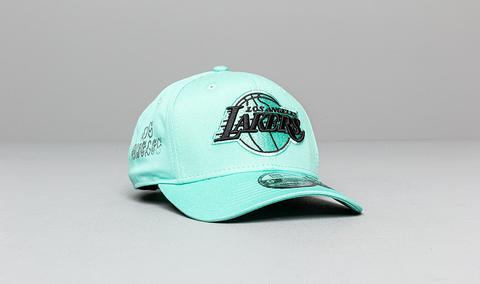 neon lakers hat