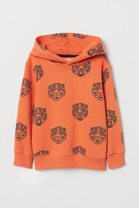 felpa arancione h&m