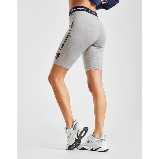 champion biker shorts grey