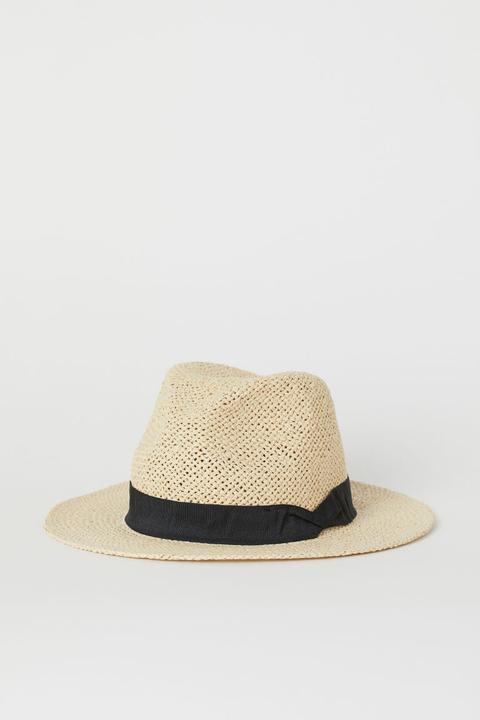 H & M - Cappello In Paglia - Beige