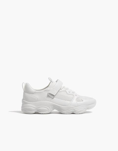 Sneakers Combinate Bianche Bianco