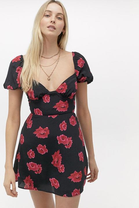 urban outfitters red mini dress