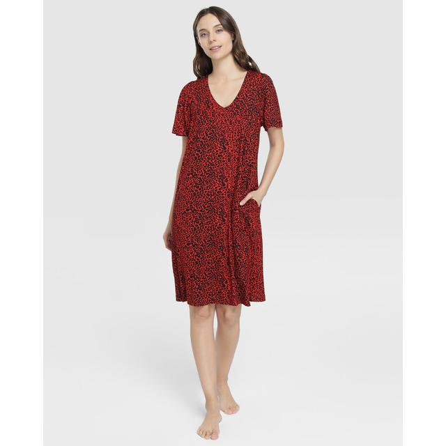 Lazo - Vestido Para Casa Mujer Manga Corta Escote Pio Estampado de El Corte  Ingles en 21 Buttons