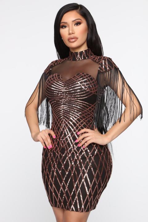 Fashion nova shop fringe dress