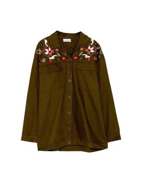 Sobrecamisa Bordado Flores