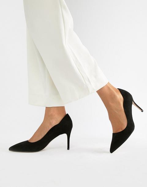Miss Kg - Chaussures Pointues À Talons Mi-hauts Stiletto - Noir
